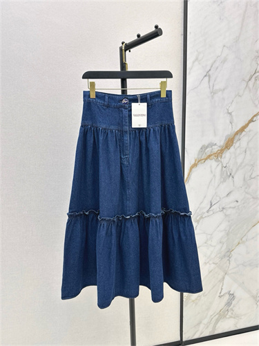발렌티노 데님 롱스커트 V02990 2025/신상