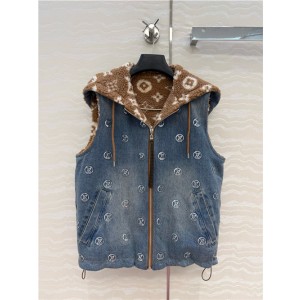 루이비통 양면 후드 데님 조끼 L54405 2025/신상