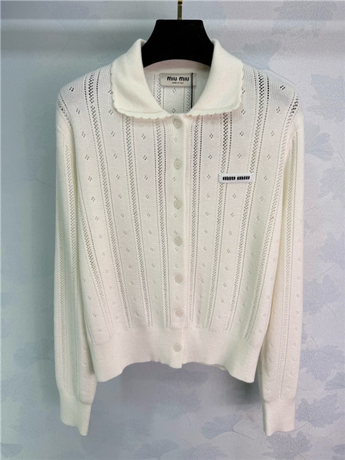 미우미우 긴팔 가디건 M22300 2025/신상