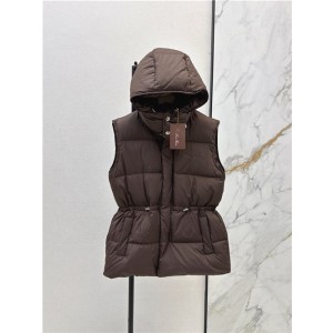 로로피아나 후드 패딩 조끼 (충전재-오리털) L55104 2025/신상