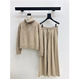 막스마라 캐시미어 긴팔 니트 캐주얼 바지 세트 M75902 2025/신상