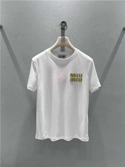 미우미우 반팔 티셔츠 M01553 2025/신상