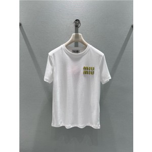 미우미우 반팔 티셔츠 M01553 2025/신상