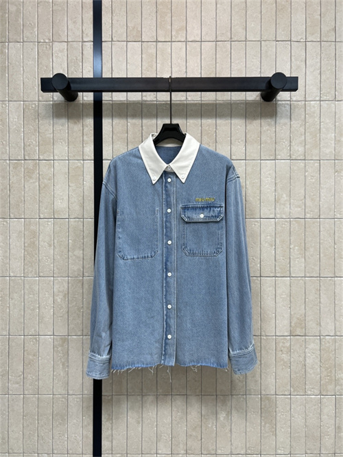 미우미우 데님 셔츠 M92705 2026/신상
